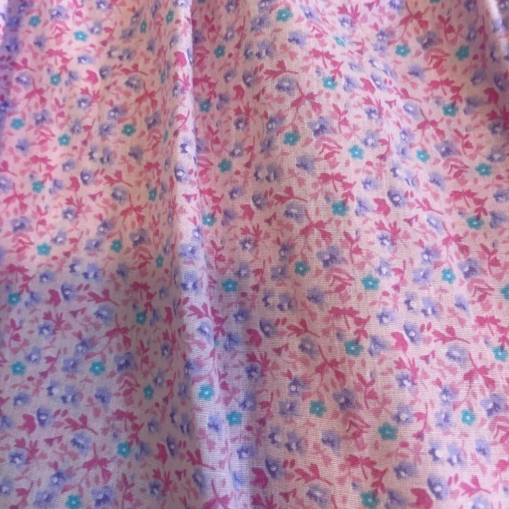Vintage 2-piece floral pink and white apron girls dress size 4 toddler EUC